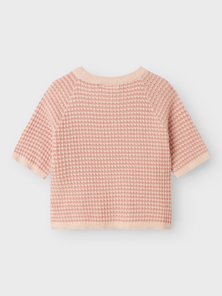 Lil' Atelier Bluse Strik 3/4 Halma Loose Masty Rose - Billede 2