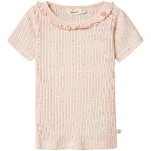 Lil' Atelier Bluse Mini SS Hulla Hua Slim Peach Blush