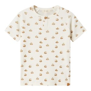 Lil' Atelier Bluse SS Lavo Eni Slim Coconut Milk
