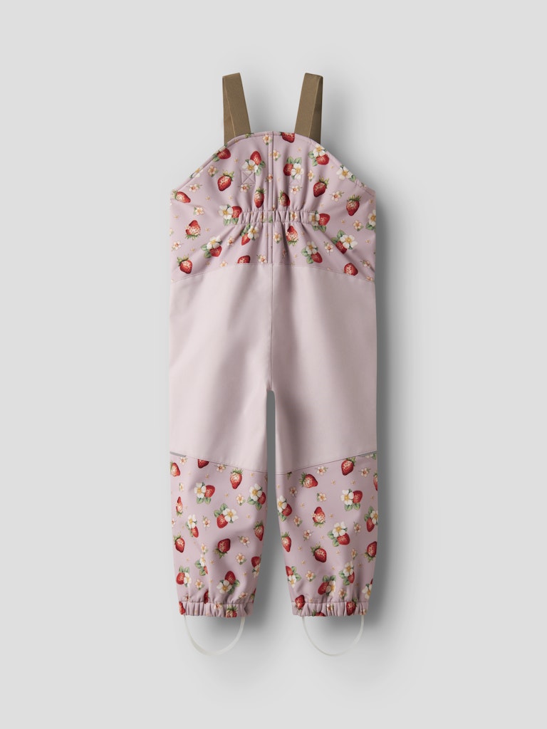 Name It Softshell Overtræksbukser Mini Alfa08 AOP Keepsake Lilac - Billede 2