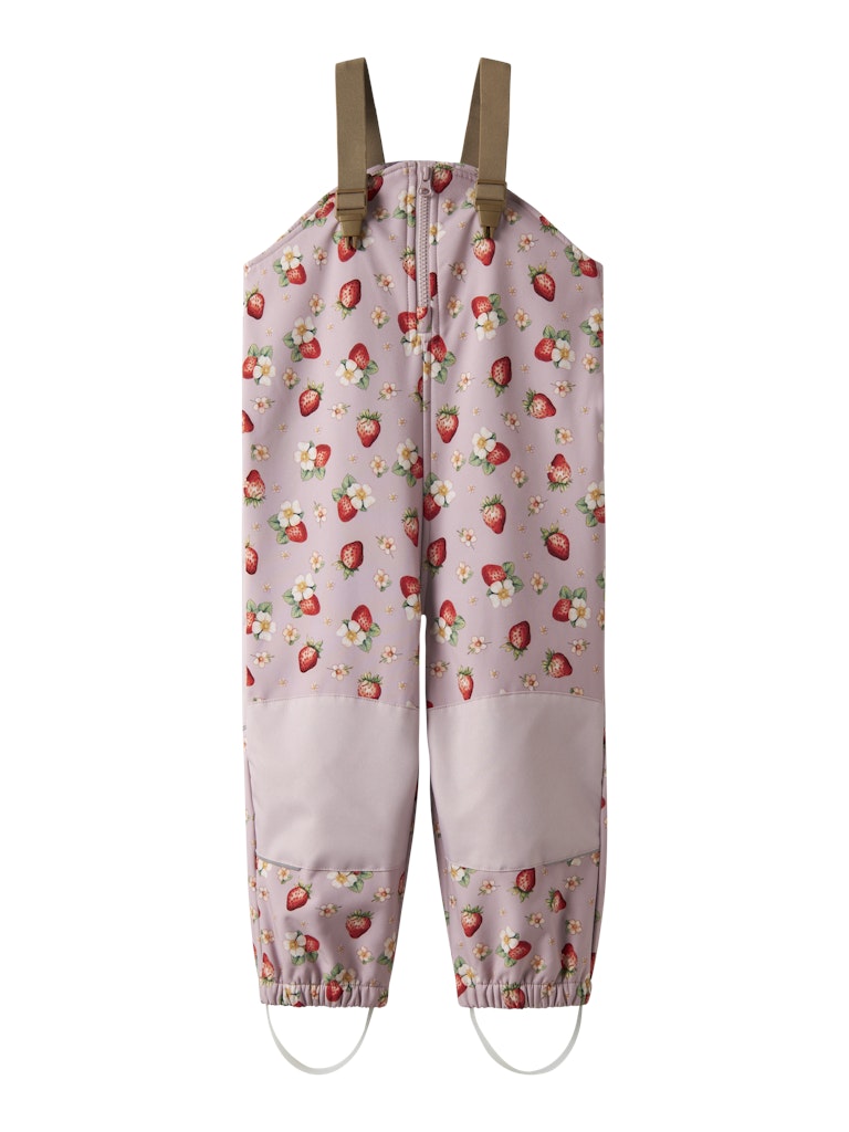Name It Softshell Overtræksbukser Mini Alfa08 AOP Keepsake Lilac