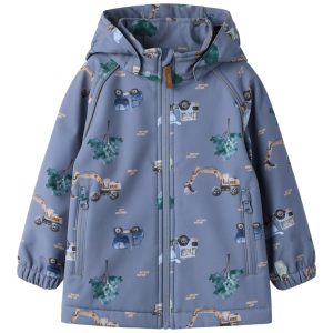 Name It Softshell Jakke Mini Alfa08 AOP Flint Stone