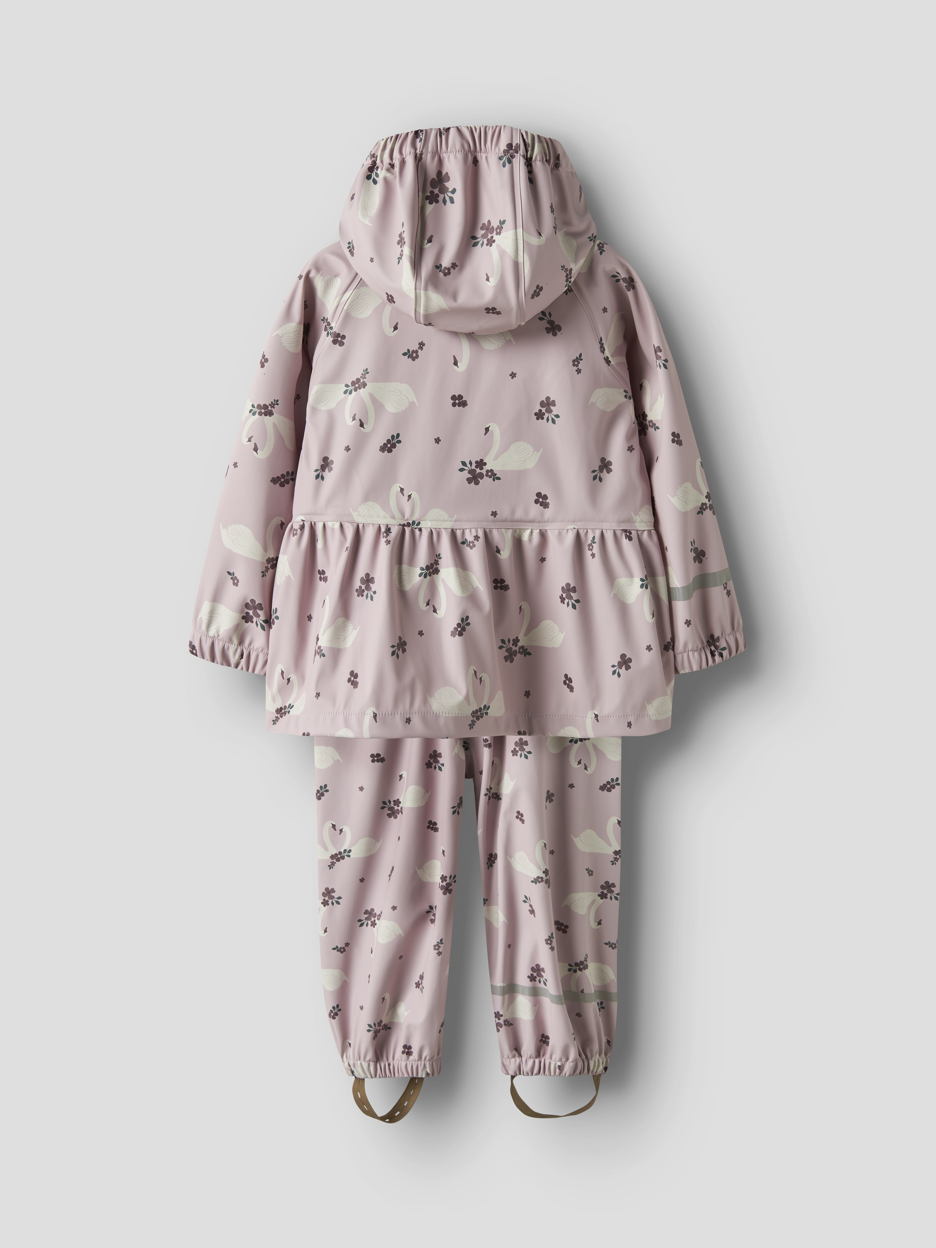 Name It Regnsæt Mini Dry10 Rain Set AOP Keepsake Lilac - Billede 2