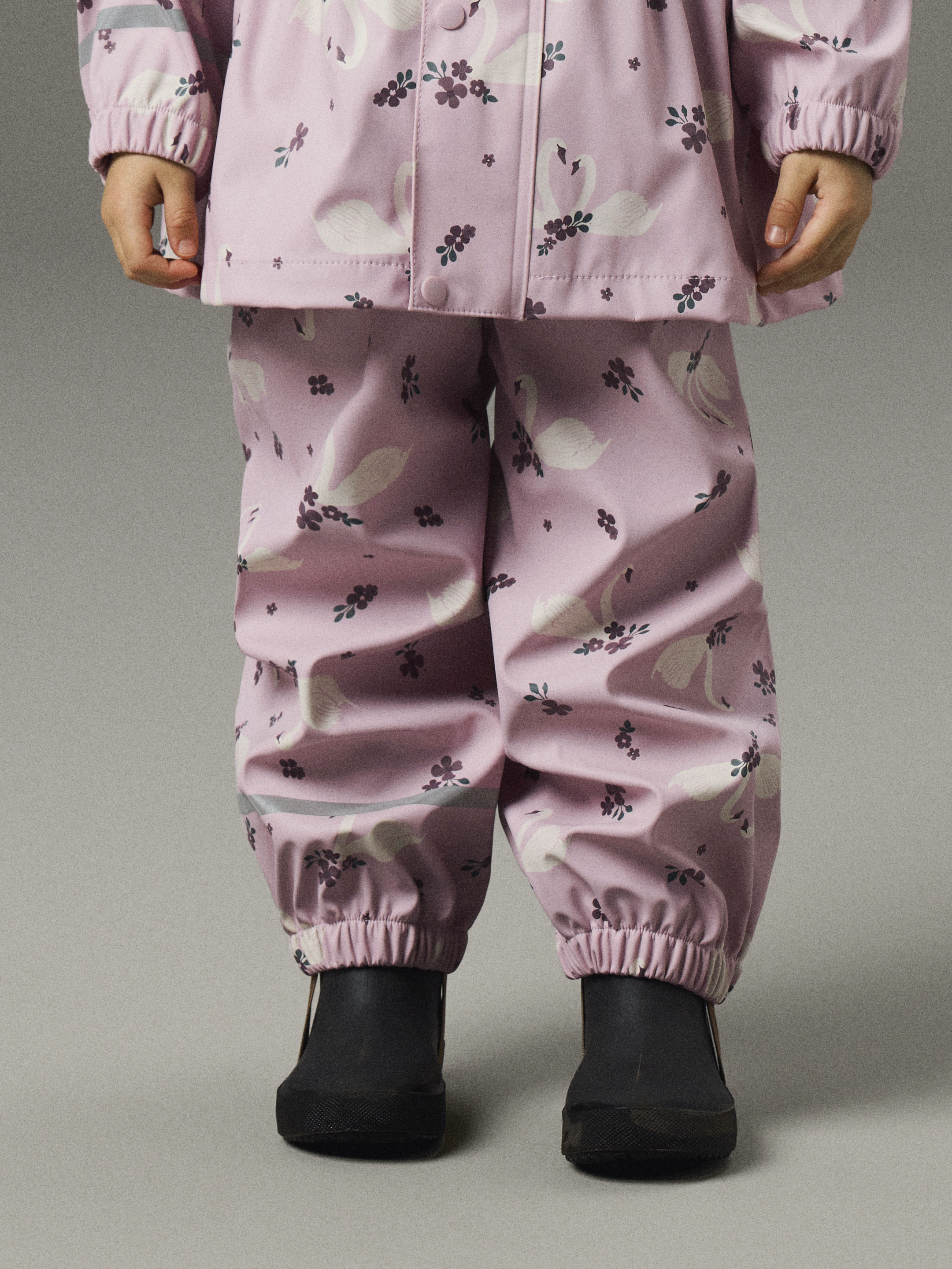 Name It Regnsæt Mini Dry10 Rain Set AOP Keepsake Lilac - Billede 6