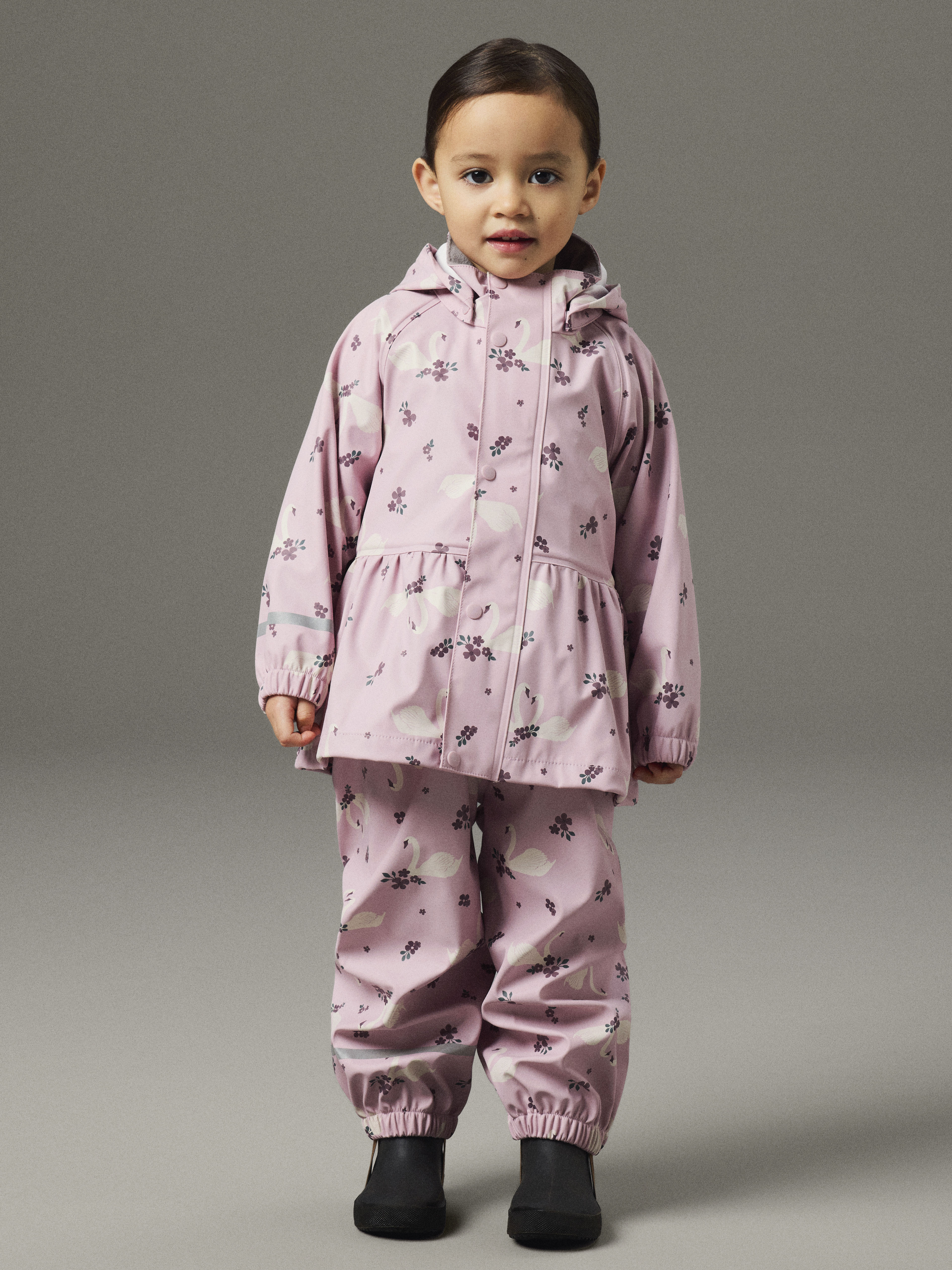 Name It Regnsæt Mini Dry10 Rain Set AOP Keepsake Lilac - Billede 7