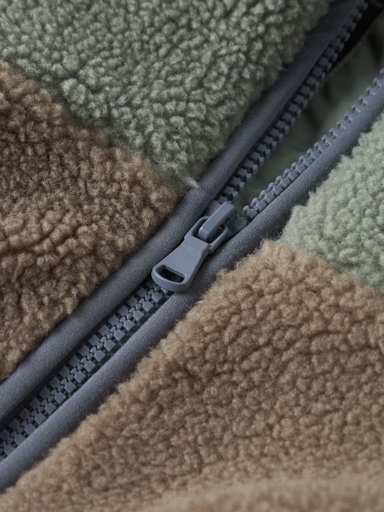 Name It Fleece Jakke Baby Mimba Sherpa Chinois Green - Billede 2