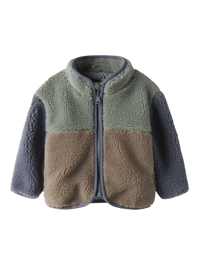 Name It Fleece Jakke Baby Mimba Sherpa Chinois Green