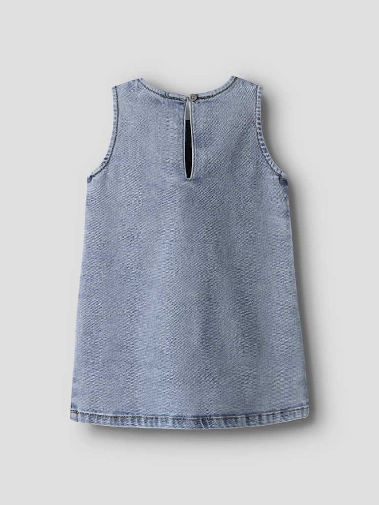 Name It Kjole Mini SL Amelia Medium Blue Denim - Billede 2