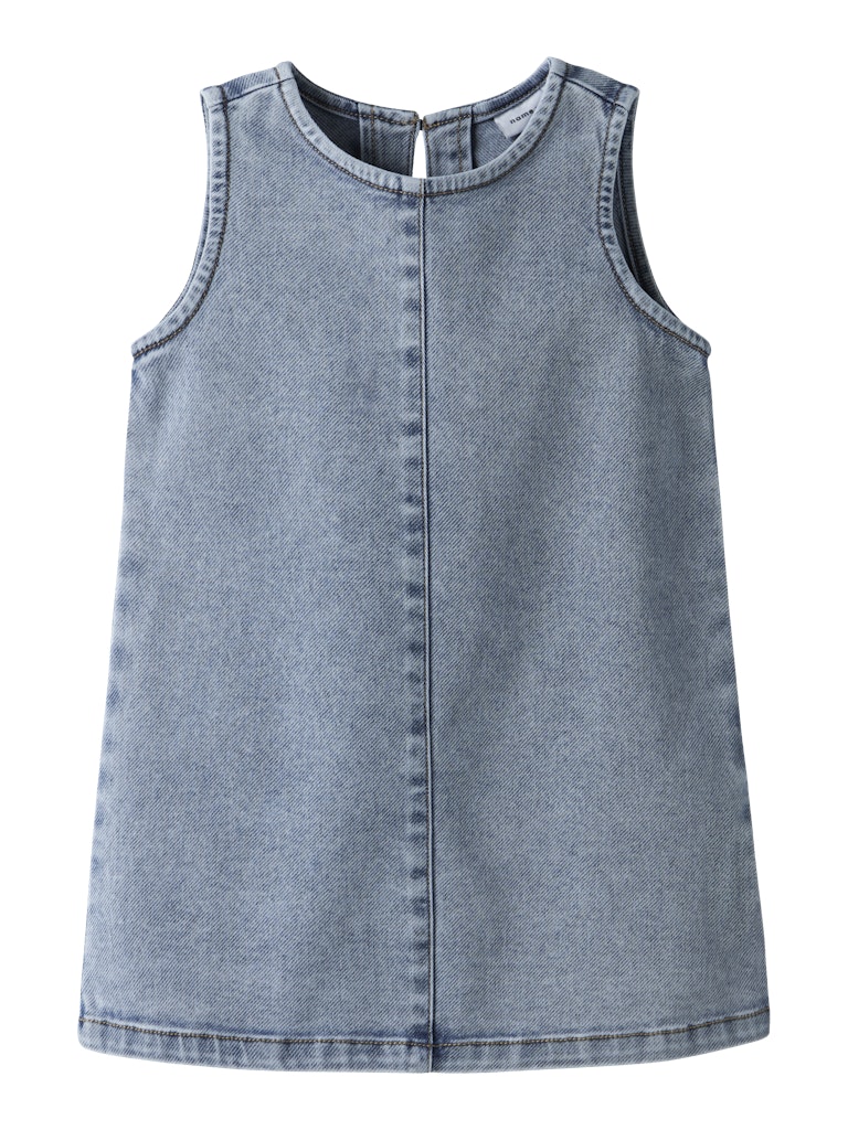 Name It Kjole Mini SL Amelia Medium Blue Denim