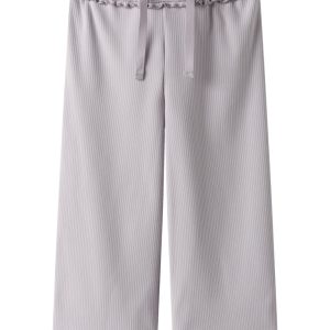 Name It Bukser Mini Tella Wide Lilac Marble