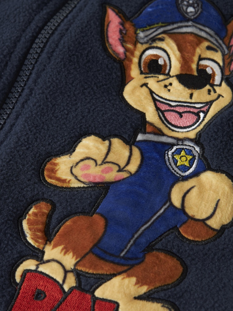Name It Fleece Jakke Mini Jings Paw Patrol Navy Blazer - Billede 3