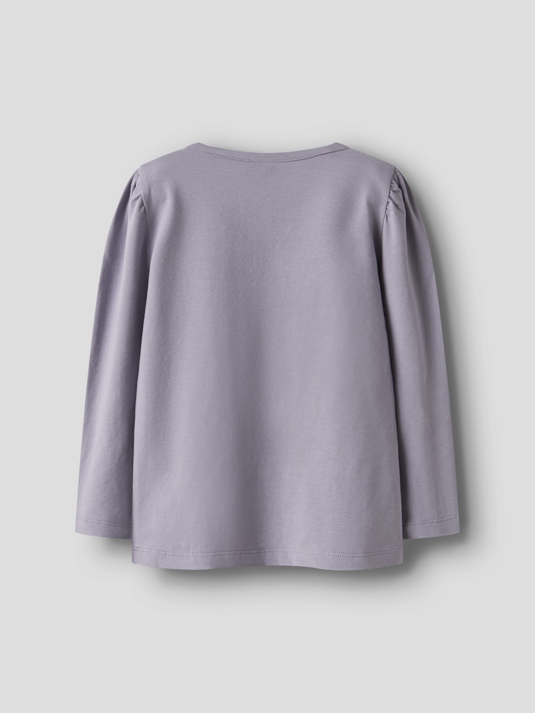 Name It T-shirt Mini LS Dora Frozen Lavender Gray - Billede 3