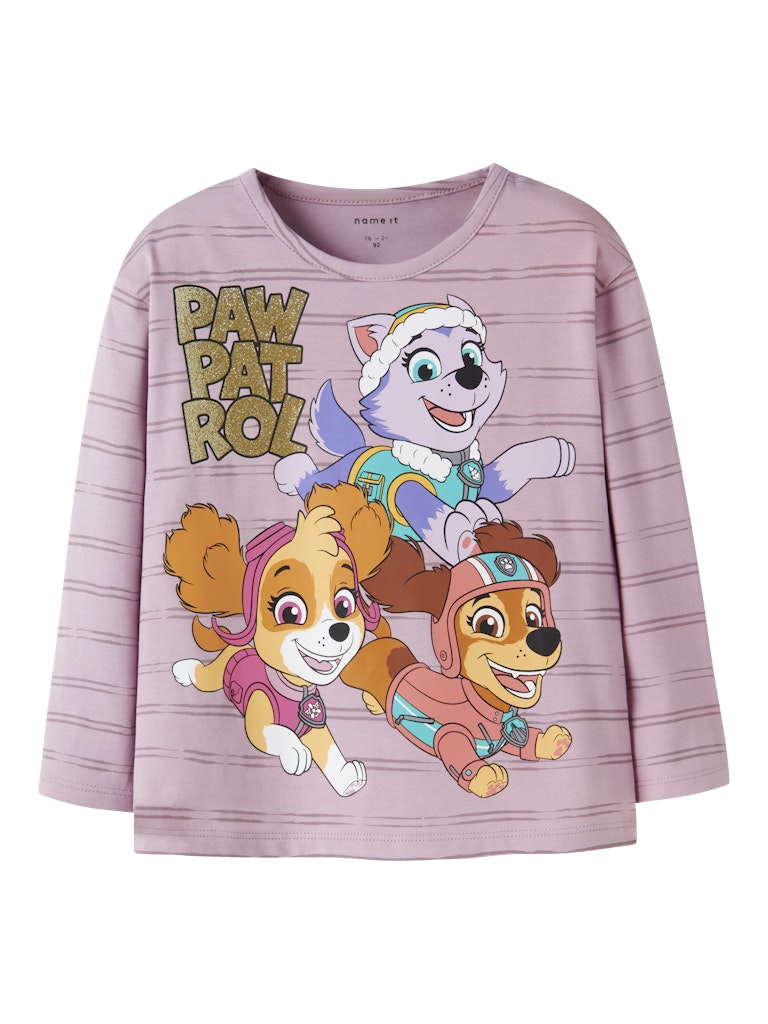 Name It T-shirt Mini LS Jannet Paw Patrol Dawn Pink