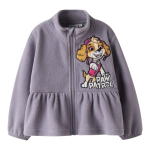Name It Fleece Jakke Mini Jadda Paw Patrol Lavender Gray