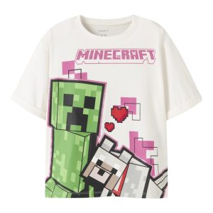 Name It T-shirt Kids SS Jyra Minecraft Cloud Dancer