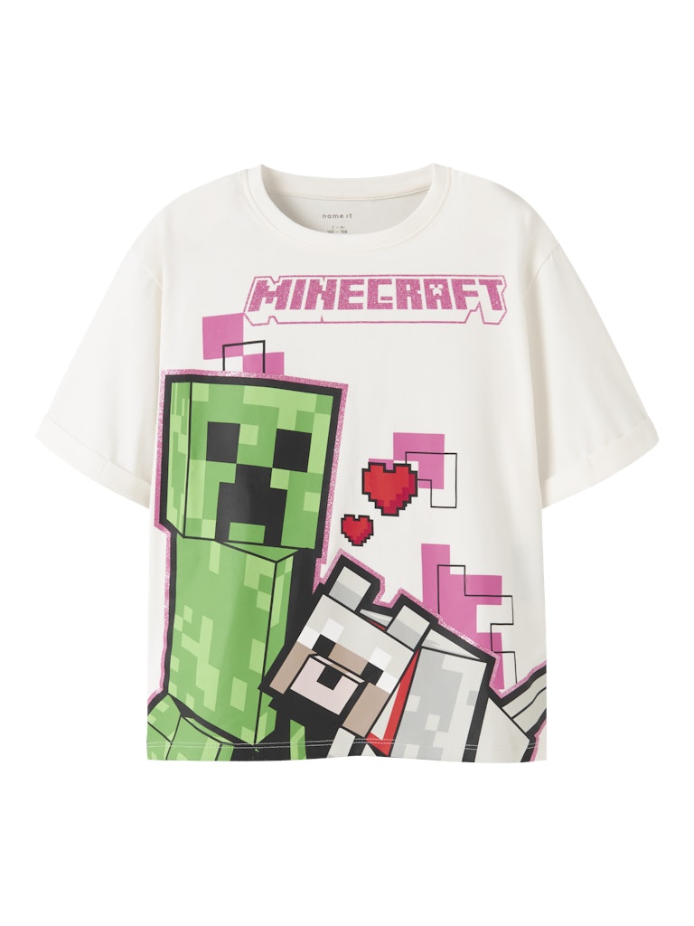 Name It T-shirt Kids SS Jyra Minecraft Cloud Dancer
