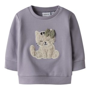Name It Sweatshirt Baby LS Cathy Lavender Gray