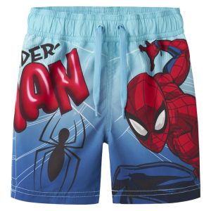 Name It Badeshorts Mini Malte Spiderman Long bluefish
