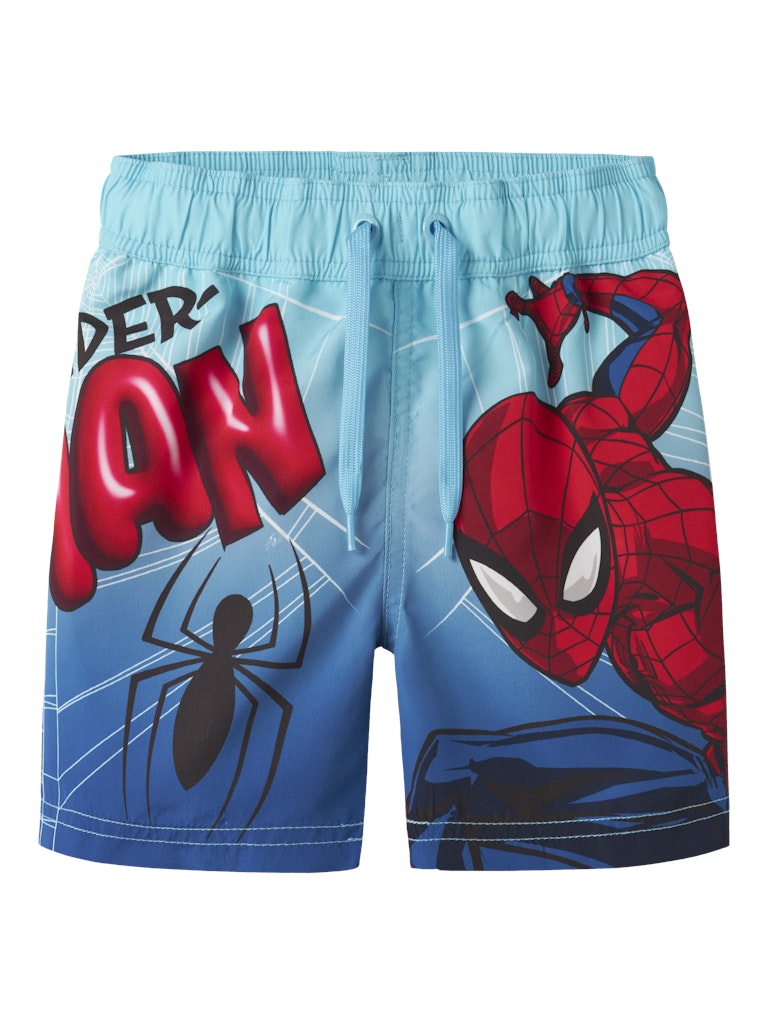 Name It Badeshorts Mini Malte Spiderman Long bluefish
