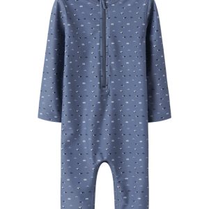 Name It Svømmedragt Mini Zippo 3/4 UV Swimsuit Vintage Indigo