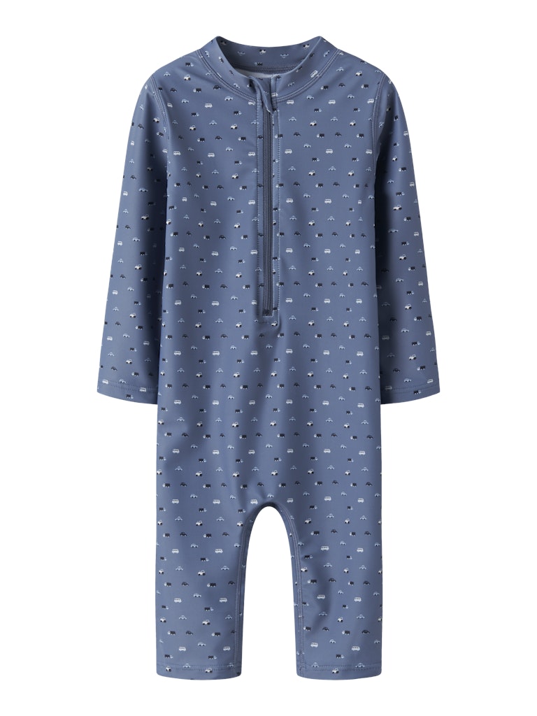 Name It Svømmedragt Mini Zippo 3/4 UV Swimsuit Vintage Indigo