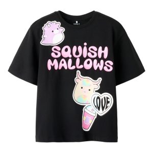 Name It T-shirt Kids SS Mosa Squishmallows Black