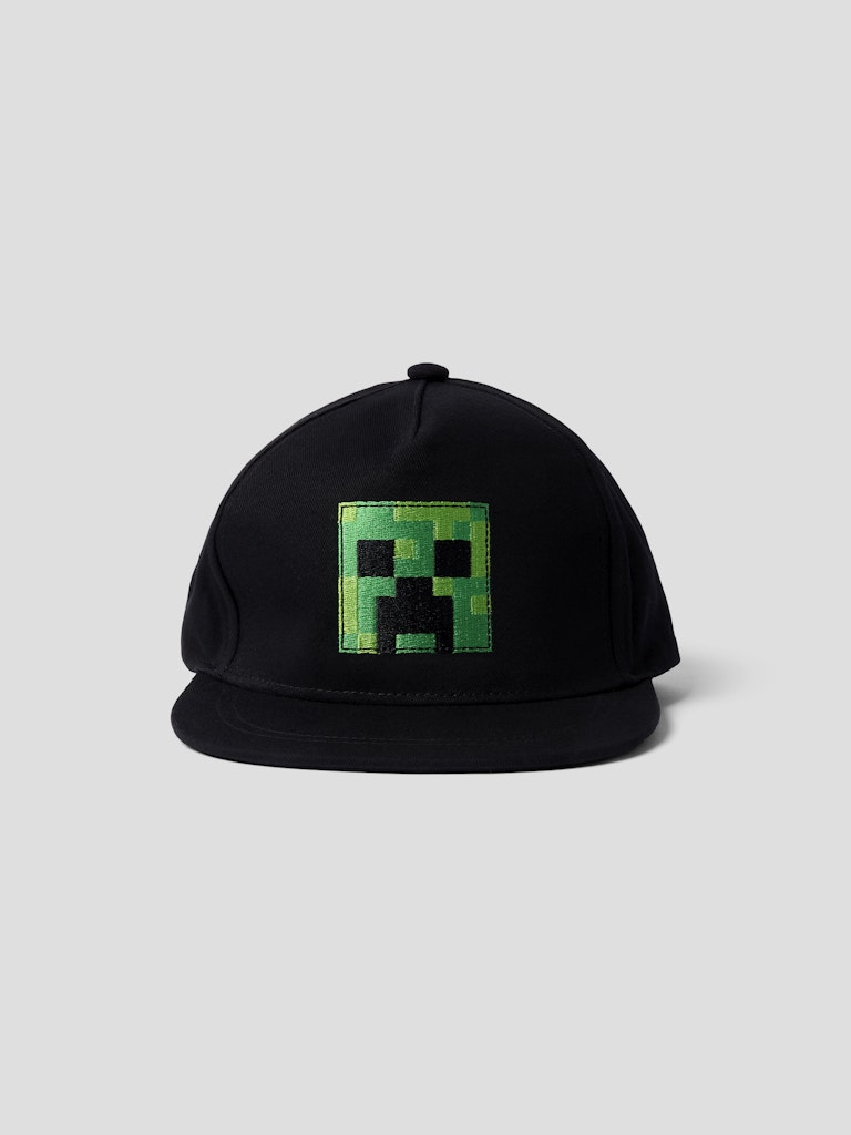 Name It Kasket Kids Minlo Minecraft Black - Billede 3