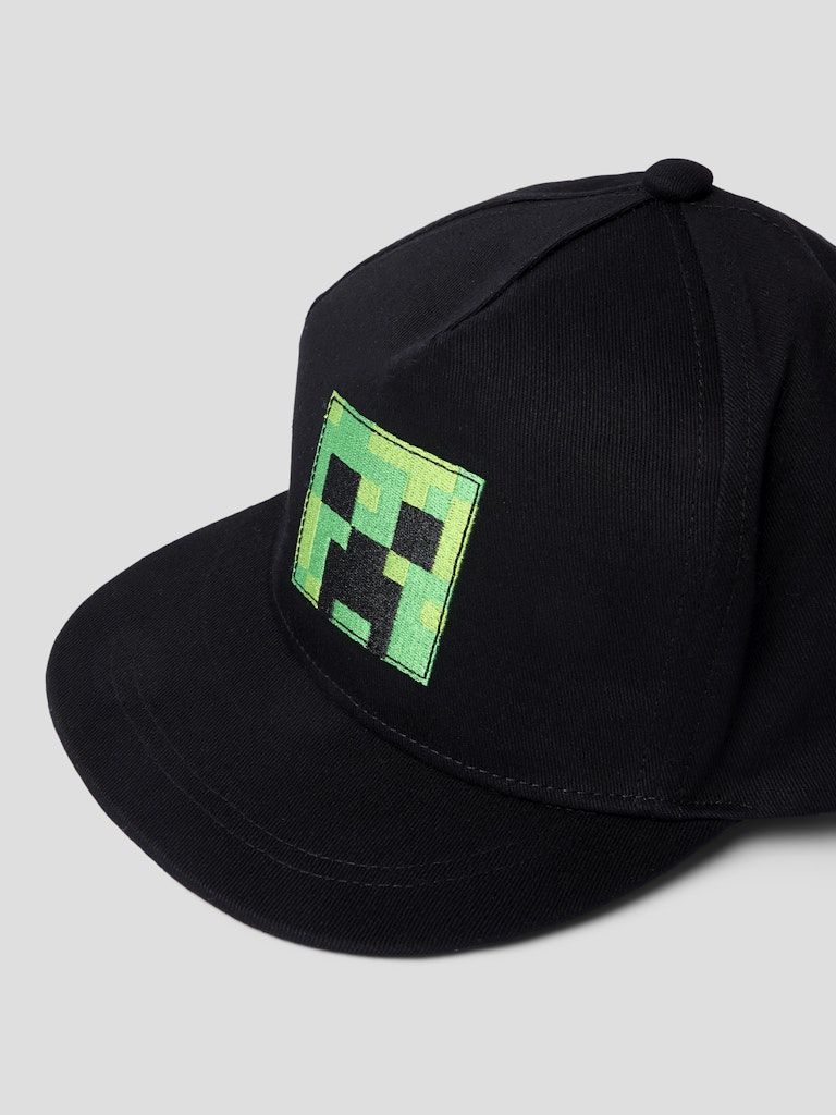 Name It Kasket Kids Minlo Minecraft Black - Billede 4
