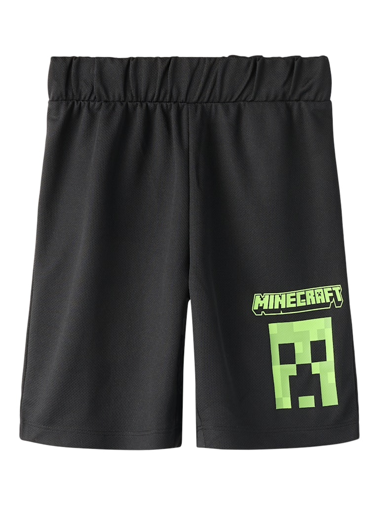 Name It Shorts Kids Mali Minecraft Poly Black