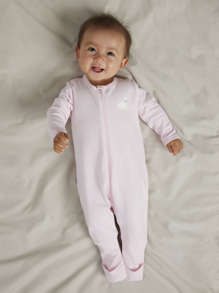 Name It Natdragt Baby 2-pak Zip Swan Endless Sky - Billede 3