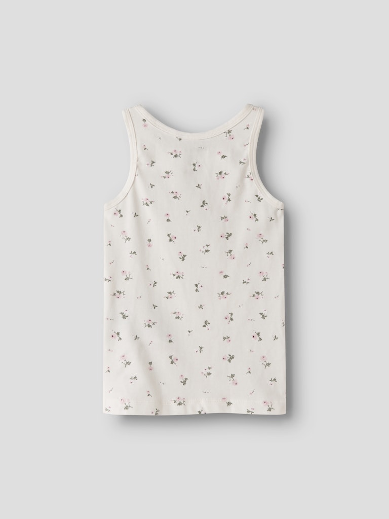 Name It Undertrøjer Mini 2-pak Tank Top Flower Jet Stream - Billede 2
