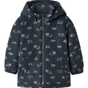 Name It Jakke Mini Max AOP Dark Sapphire