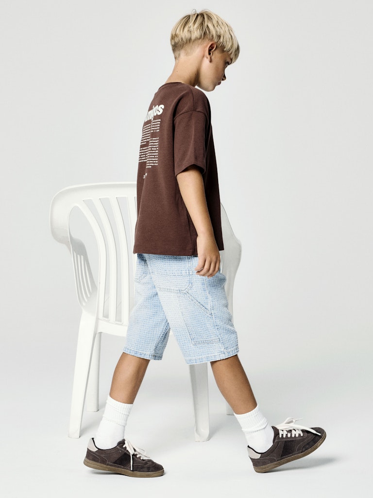 Name It T-shirt Kids SS Holle Chestnut - Billede 5