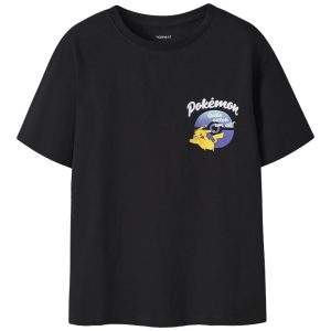 Name It T-shirt Kids SS Math Pokemon Balck