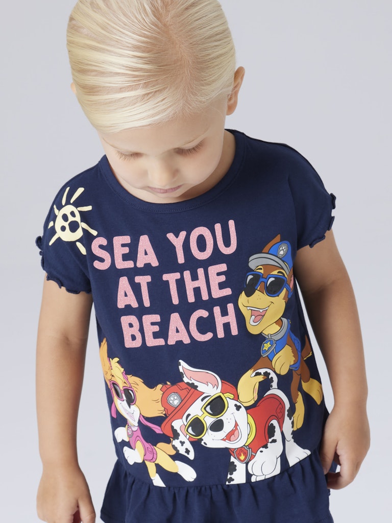 Name It T-shirt Mini SS Mina Paw Patrol Navy Blazer - Billede 4