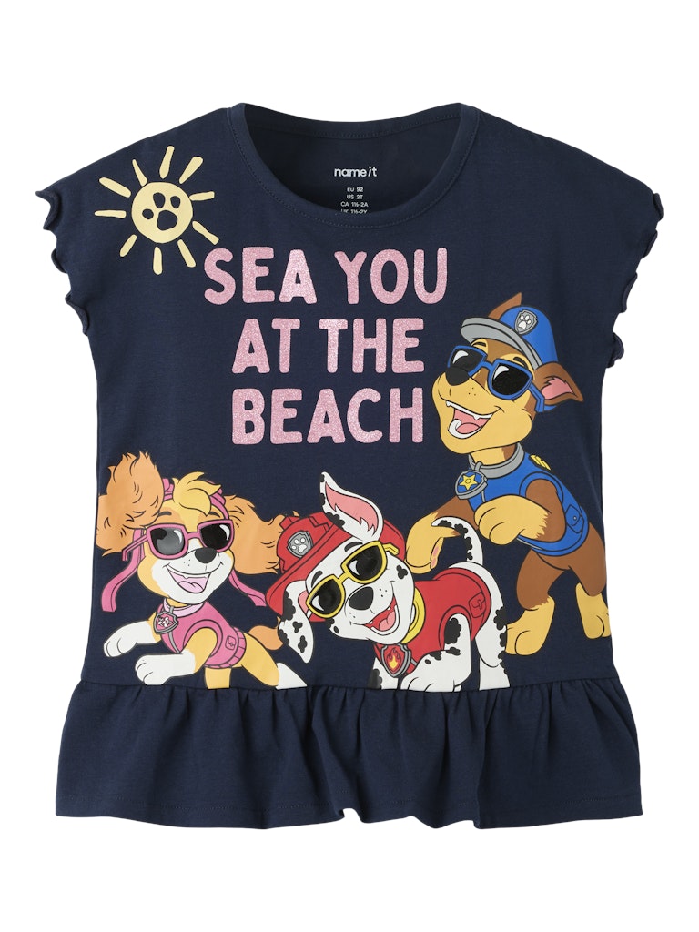 Name It T-shirt Mini SS Mina Paw Patrol Navy Blazer