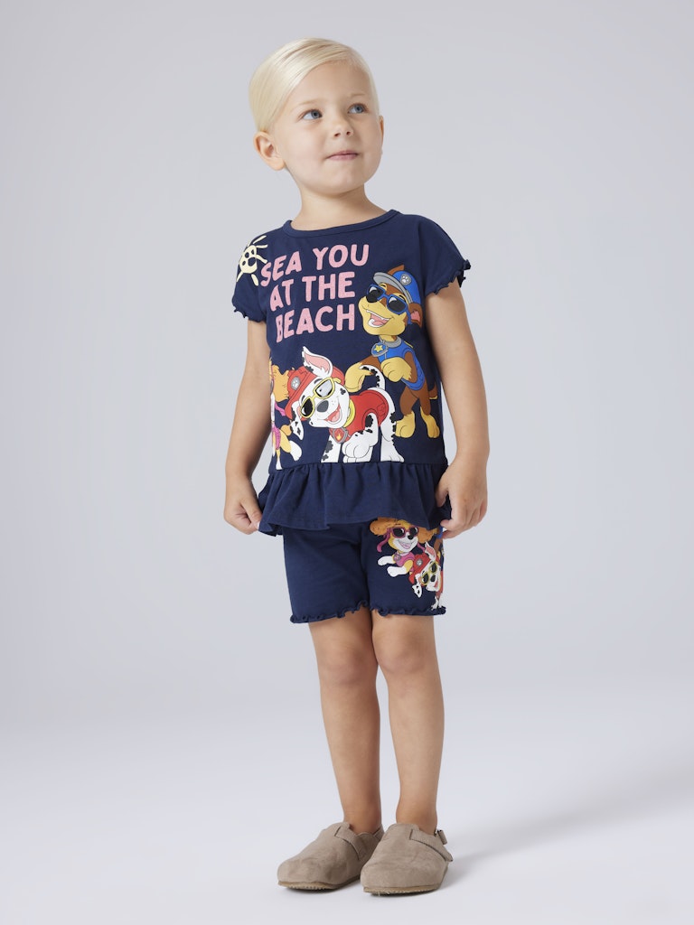 Name It T-shirt Mini SS Mina Paw Patrol Navy Blazer - Billede 5