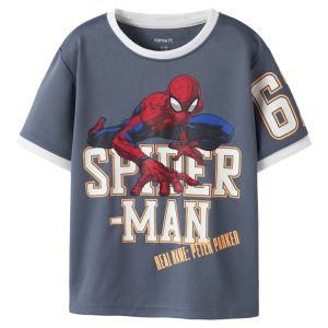 Name It T-shirt Mini SS Manri Spiderman Vintage Indigo