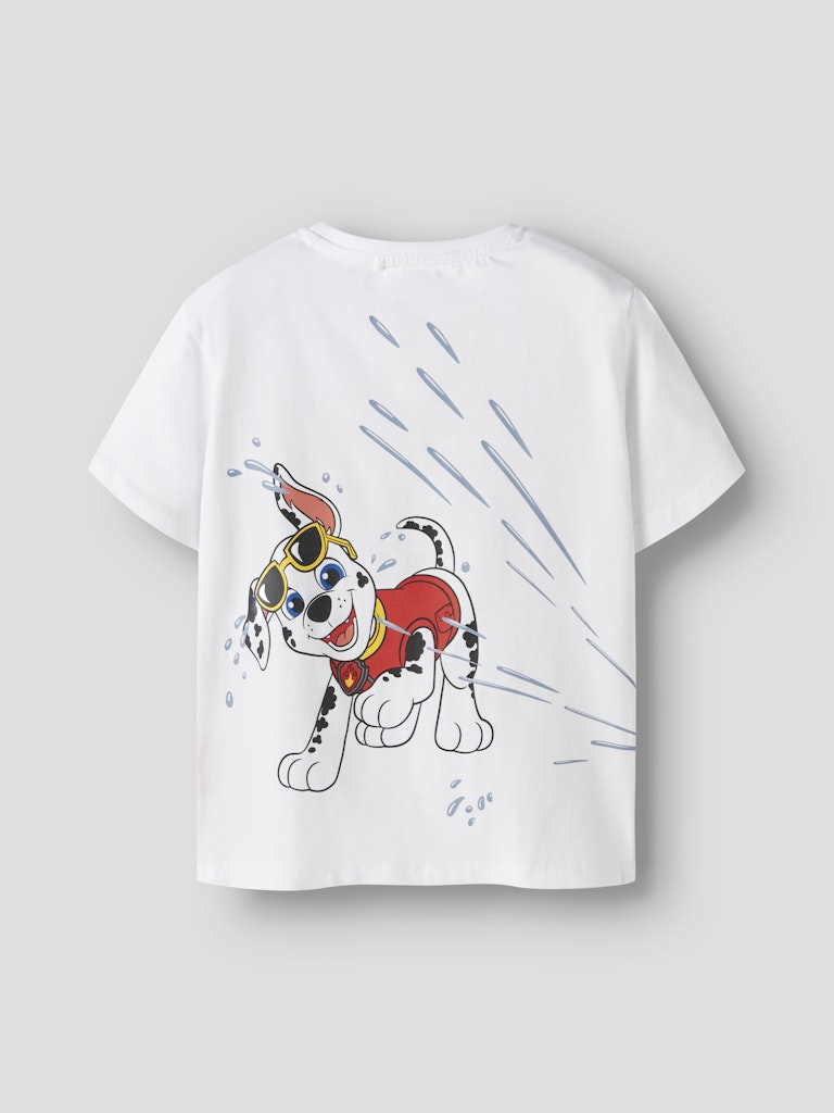 Name It T-shirt Mini SS Macas Paw Patrol Bright White - Billede 2