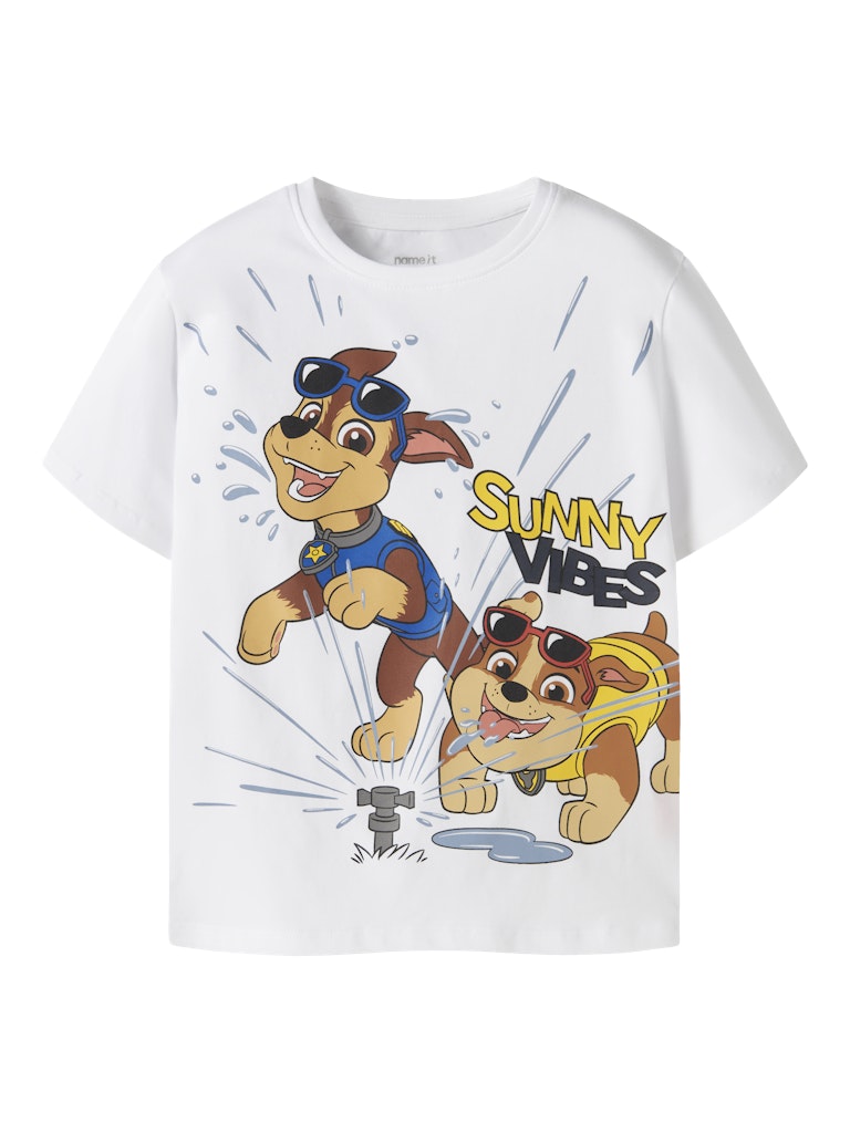 Name It T-shirt Mini SS Macas Paw Patrol Bright White