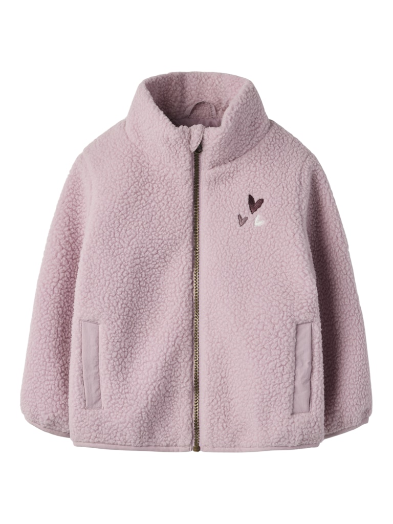 Name It Fleece Jakke Mini Mall Sherpa Keepsake Lilac