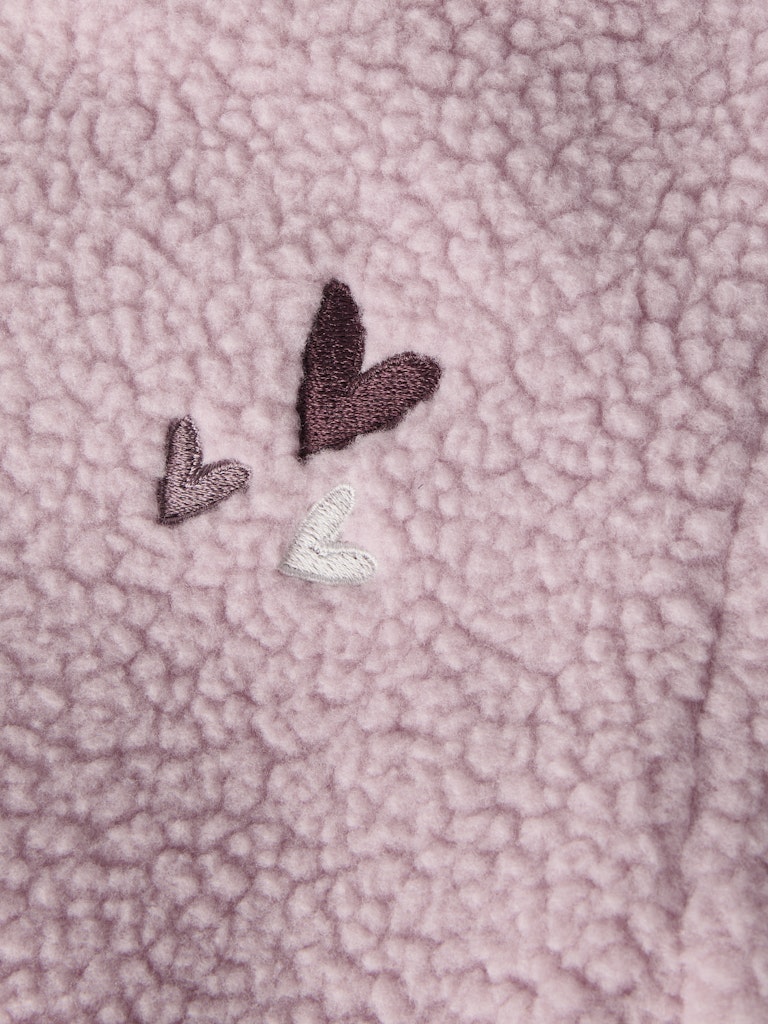 Name It Fleece Jakke Mini Mall Sherpa Keepsake Lilac - Billede 3