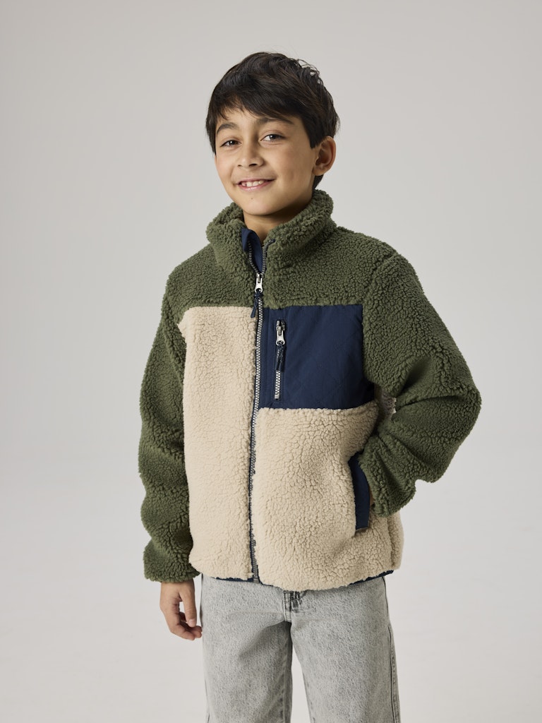 Name It Teddy Jakke Kids Monico Block Peyote - Billede 2