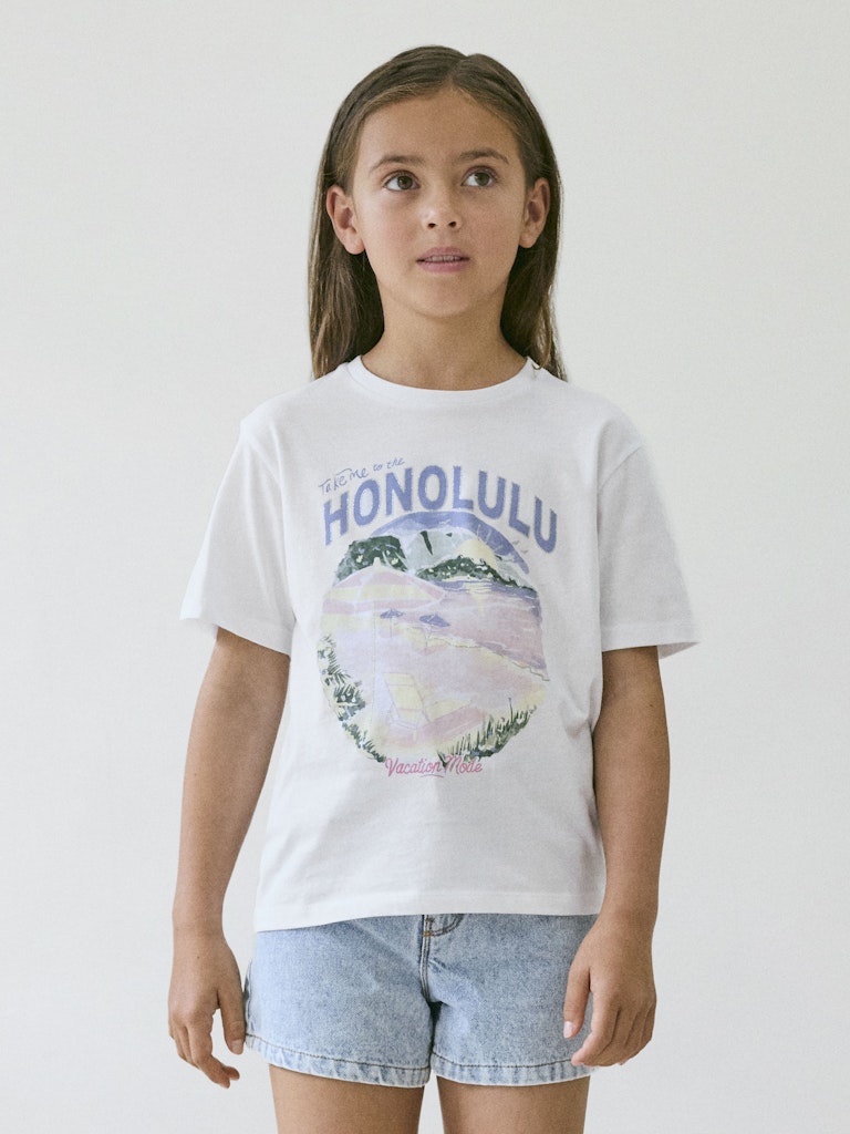 Name It T-shirt Kids SS Jamillo Bright White - Billede 4