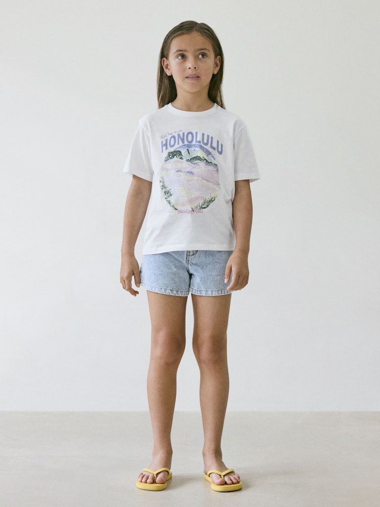 Name It T-shirt Kids SS Jamillo Bright White - Billede 5