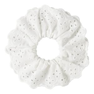 Name It Hårelastik Scrunchie Jotilda Bright White