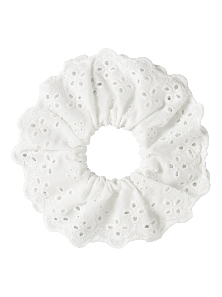 Name It Hårelastik Scrunchie Jotilda Bright White