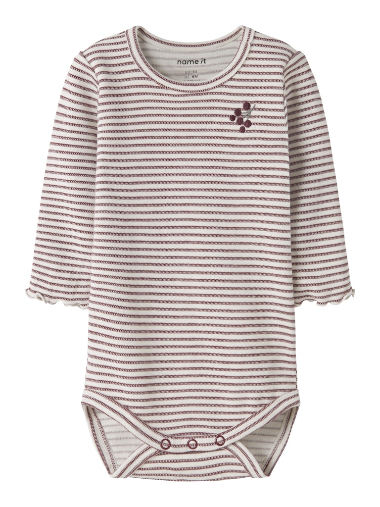 Name It Body LS Bripa Oxblood Red