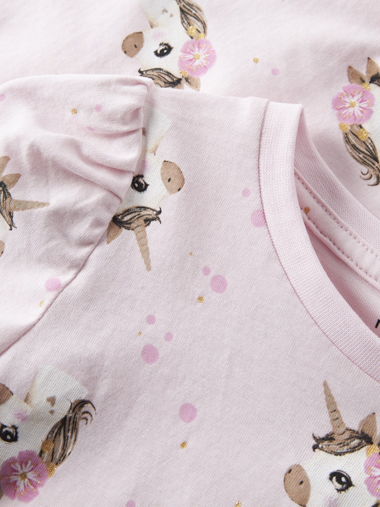 Name It T-shirt Mini SS Jalisa Cradle Pink - Billede 3