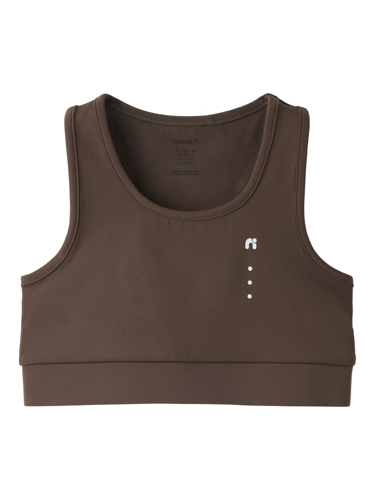 Name It Top Kids SL Diana Cropped Slim Chocolate Martini